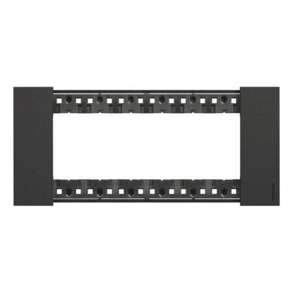 Rama 6m, negru, Legrand