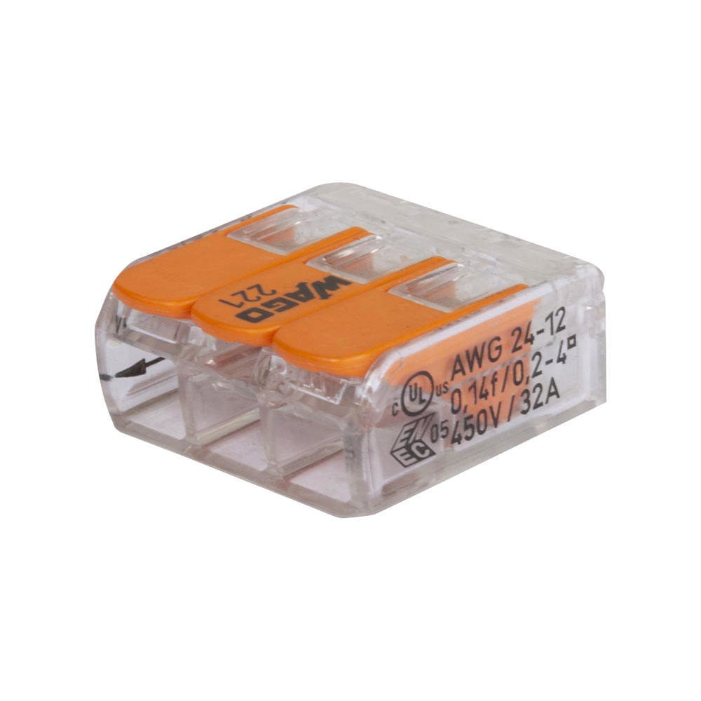 Clema Legatura Transparenta 3 Poli 0.2-4mm2