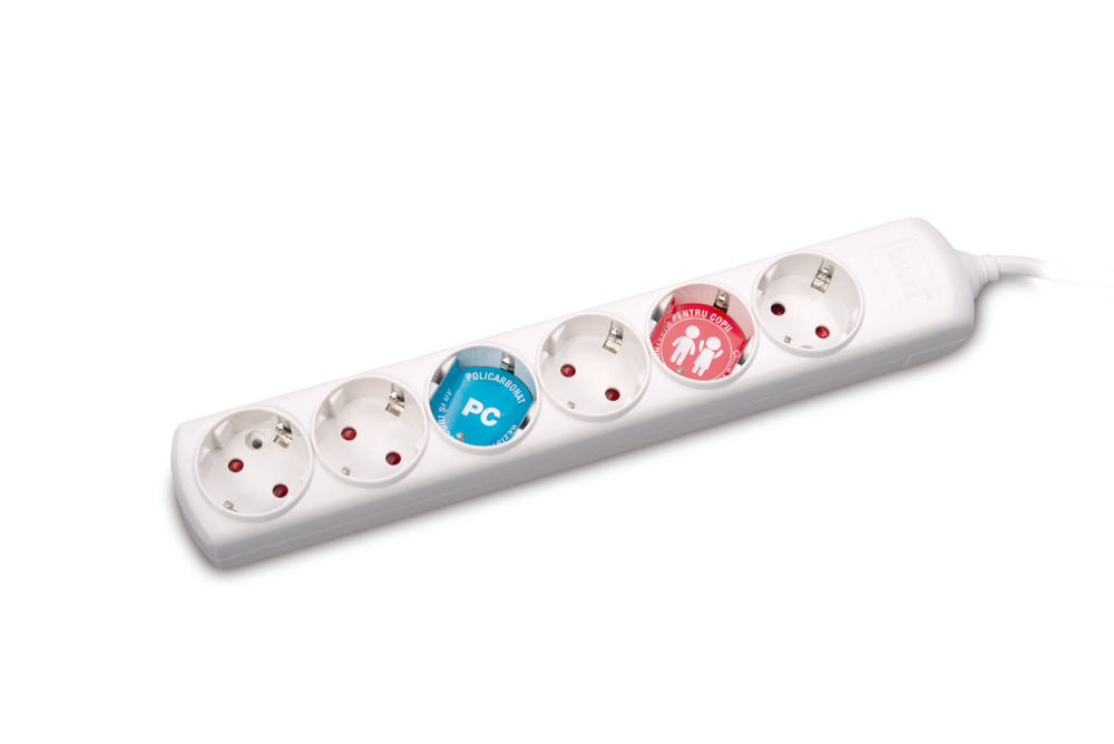 Prelungitor 3m 6 Prize cu CP, 7102.6300 