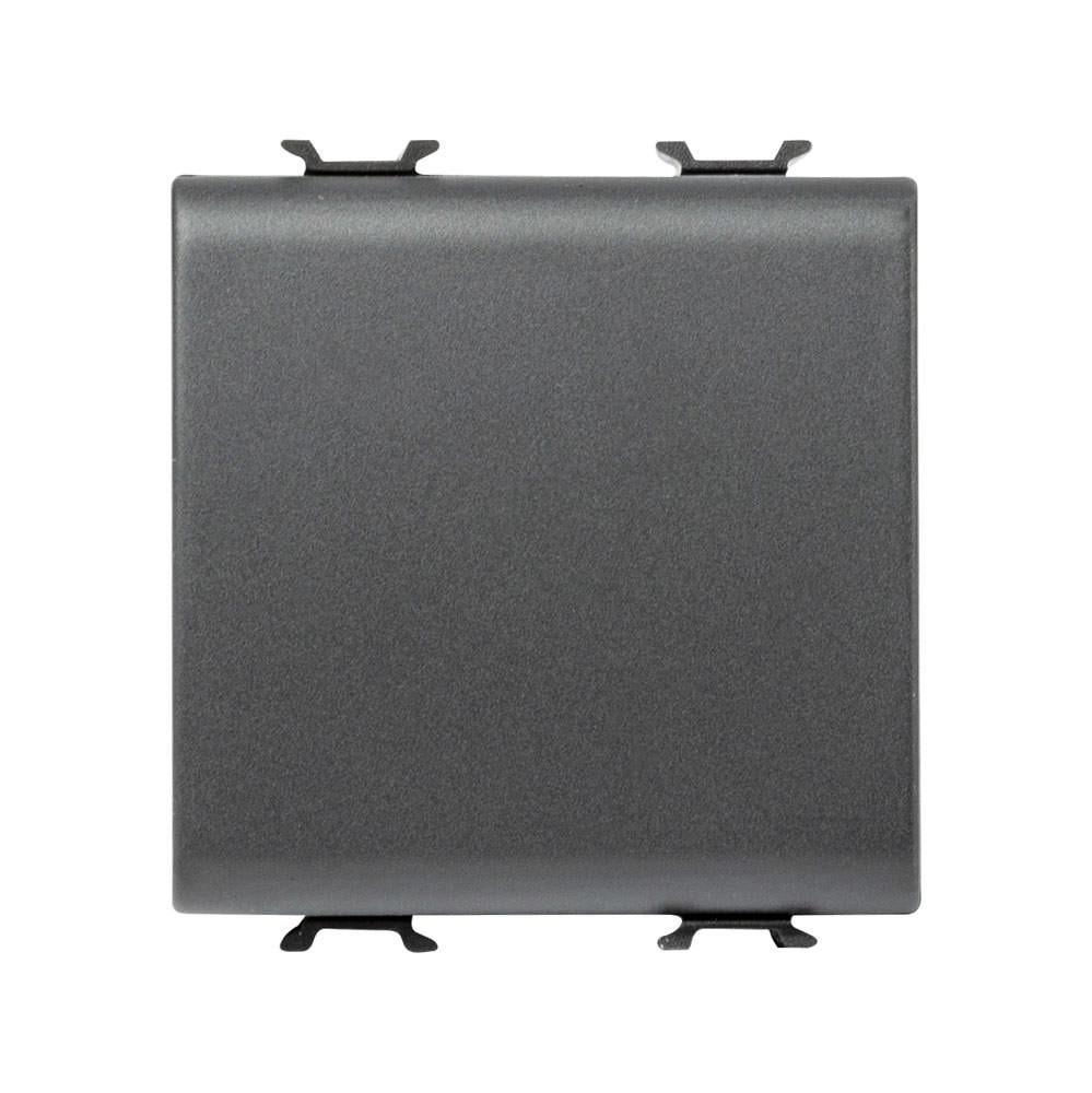 Întrerupător simplu 2M 10A negru Chorus - GEWISS | GW12031