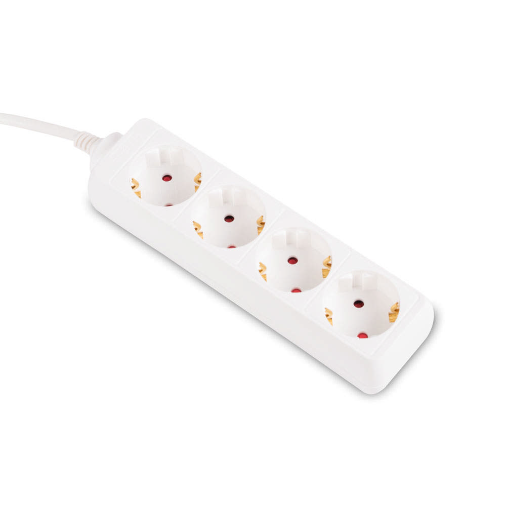 Prelungitor 5m 4 prize, alb, Inlet