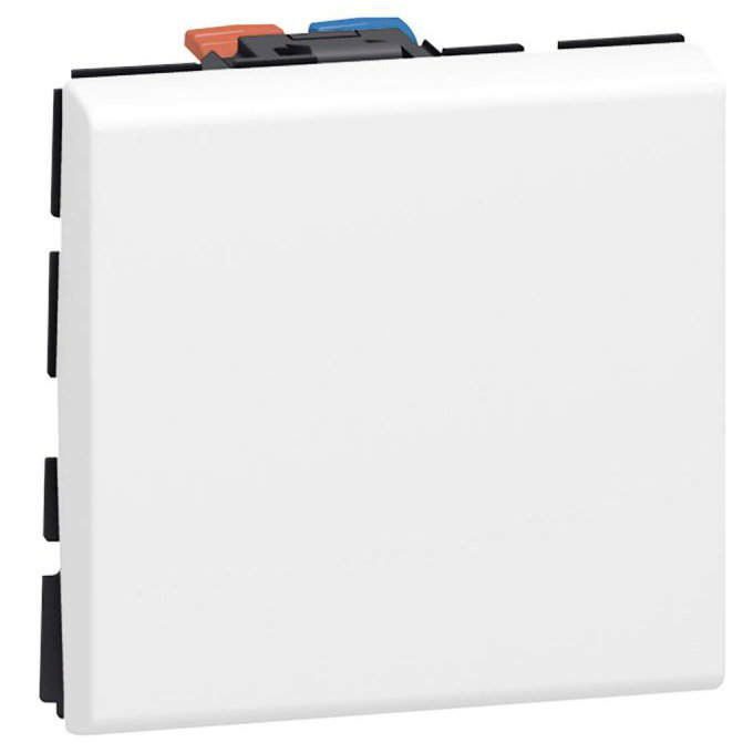 Întrerupător simplu 2M 10A alb Mosaic - LEGRAND | 077010L