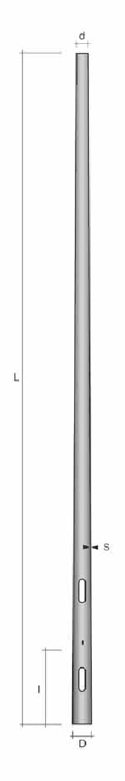 Stalp Conic Ingropat h=9.8m