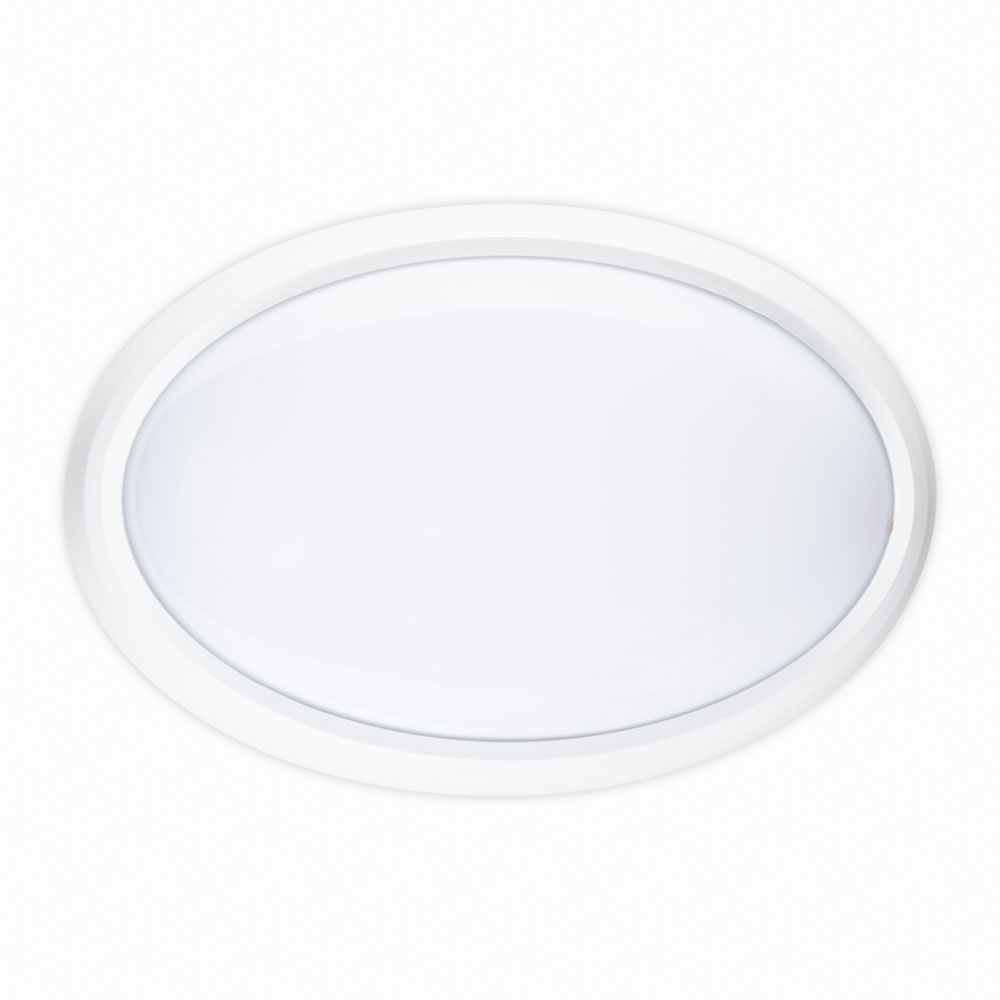 Lampa BAT LED Ovala 12W IP65 Alb 