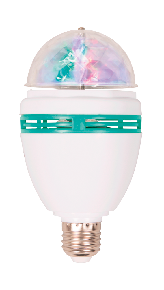 Bec LED Disco 3W E27 Rosu/Verde/Bleu   