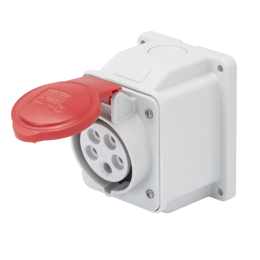 Priza Fixa 10 3P+N+T 32A IP44 400V 5x32A