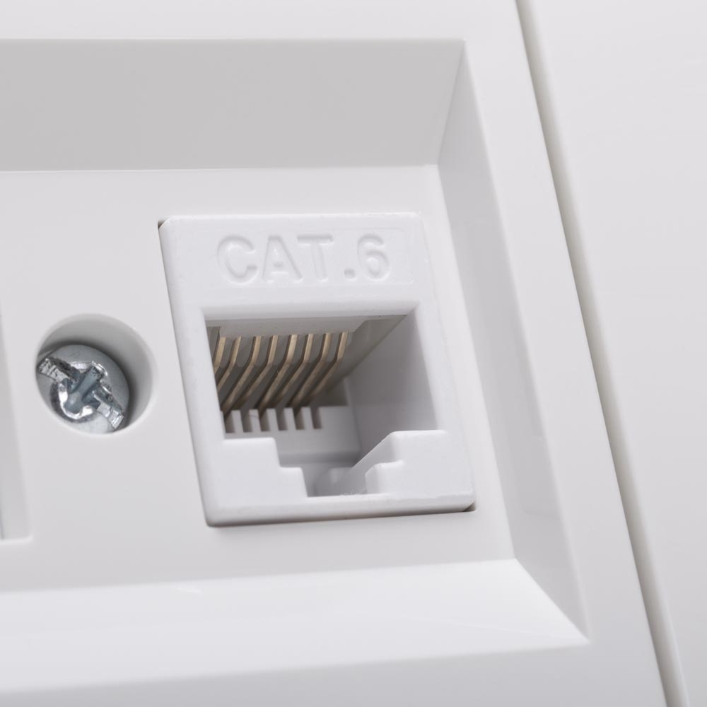 Priza UTP CAT6 ST Alb, 400-010300-229