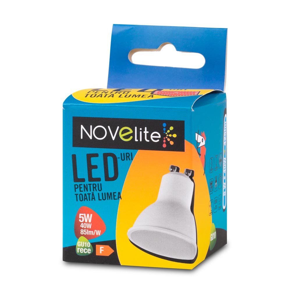 Bec LED Spot 5W 6400K GU10 