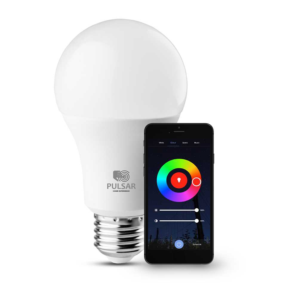 Bec LED A60 10W E27 RGB TUYA Wifi+Bluetooth, PULSAR