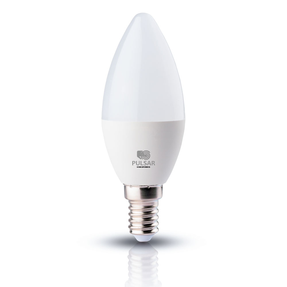 Bec LED Lumanare 6W E14 RGB TUYA Wifi+Bluetooth, PULSAR