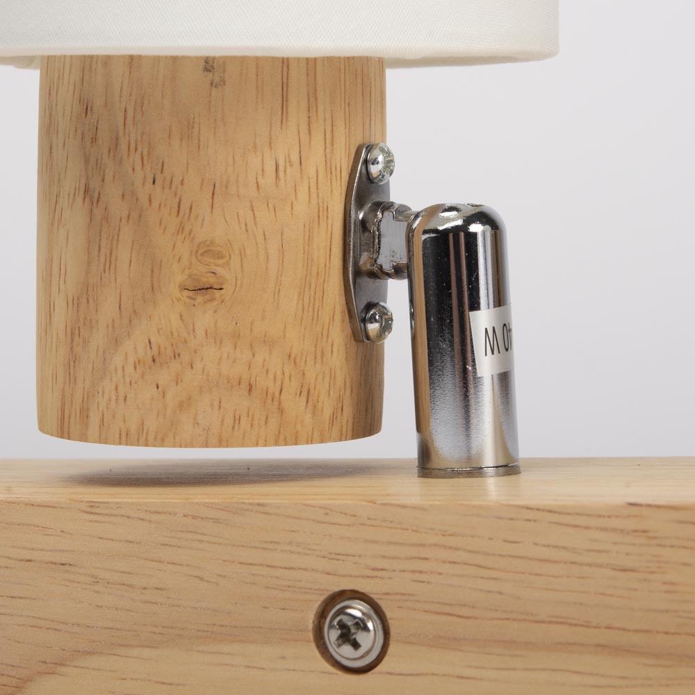 Spot Bara Nordik Alb+Natur 3XE14 40W