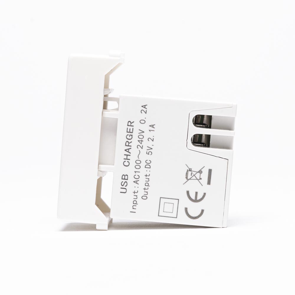 Mix Alb Priza Incarcare USB 5V 2.1A 1M, MS.MIX 21214