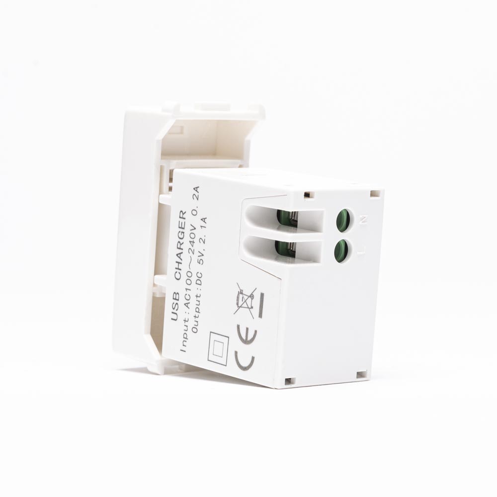 Mix Alb Priza Incarcare USB 5V 2.1A 1M, MS.MIX 21214