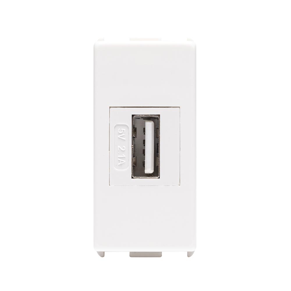 Mix Alb Priza Incarcare USB 5V 2.1A 1M, MS.MIX 21214