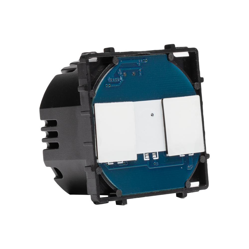 Modul intrerupator dublu cap-scara/cruce, aparataj touch PULSAR NS