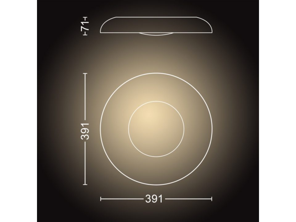 Plafonieră AL 32W 2200–6500K 2400LM, Philips Hue
