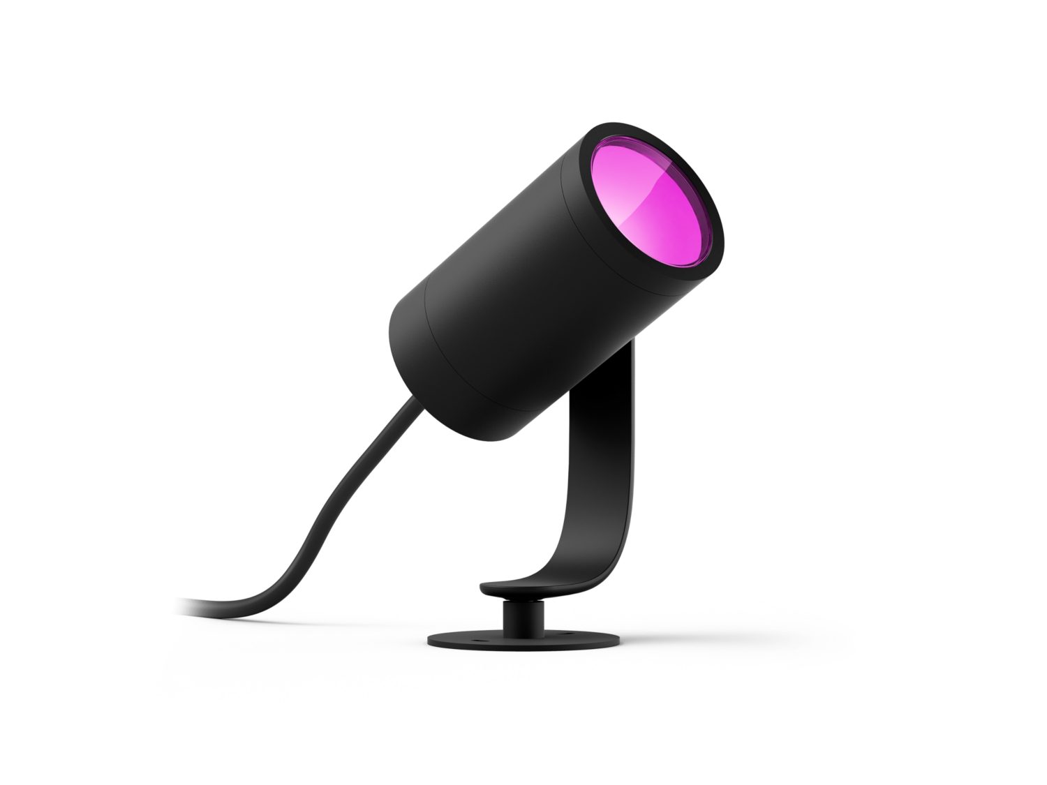 Spot exterior RGBW 8W 24V IP65, negru, Philips Hue
