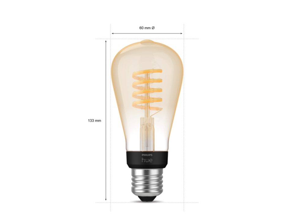 Bec LED filament ST64 7-60W E27 822-855, Wiz