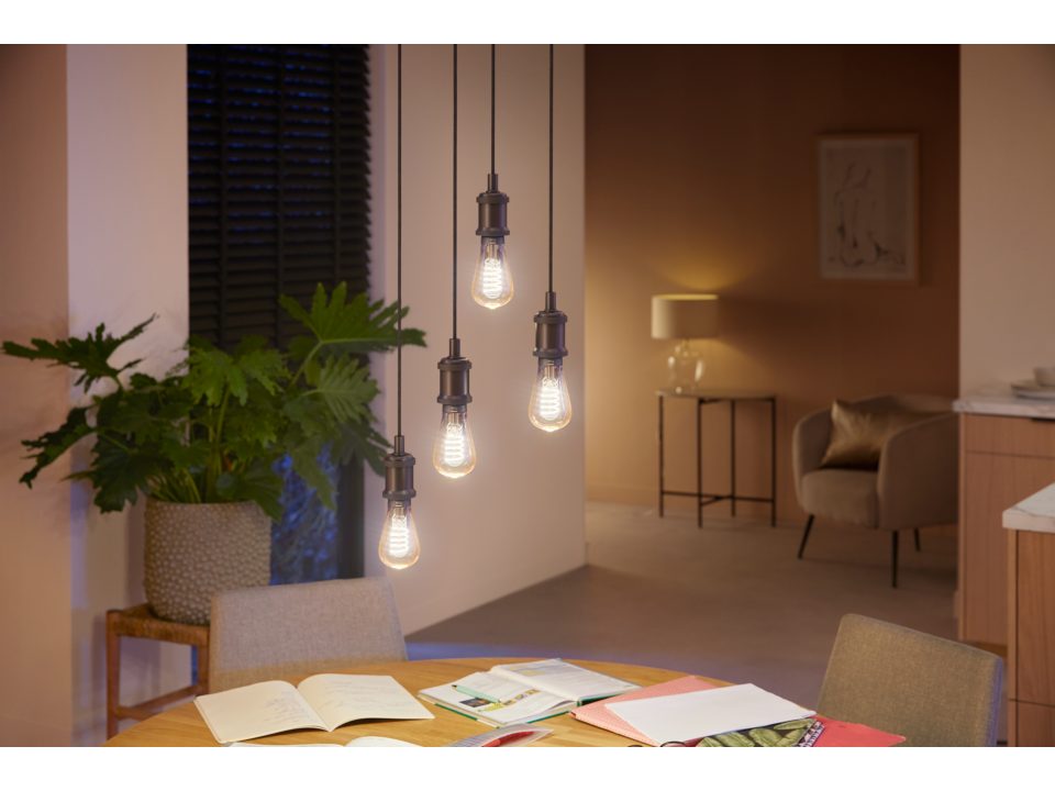 Bec LED filament ST64 7-60W E27 822-855, Wiz