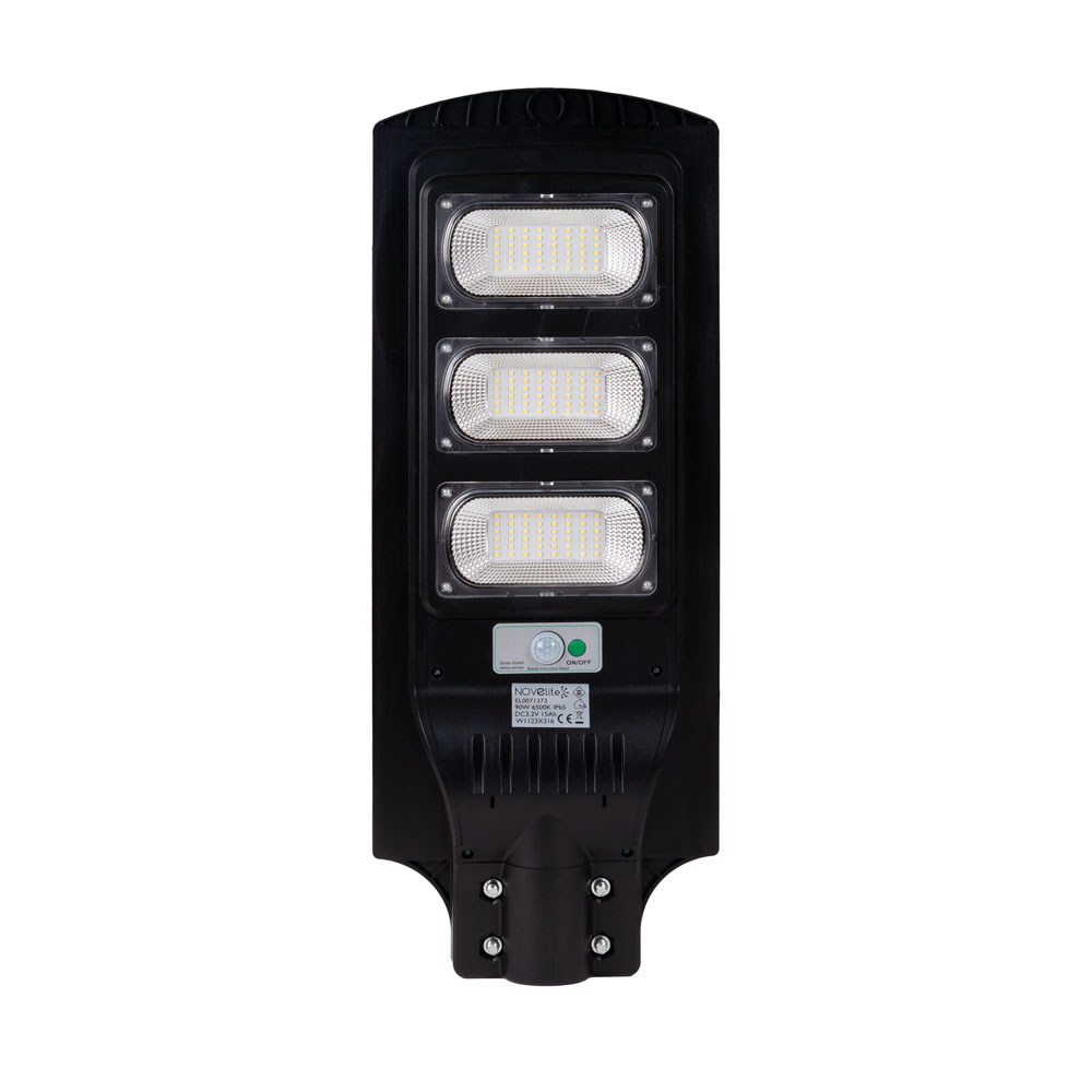 Lampă LED stradală solară senzor 90W 6500K, Novelite
