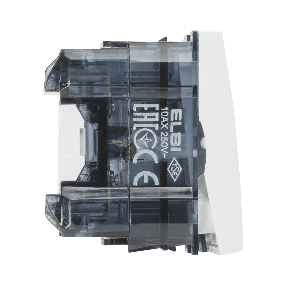 Moda Voice, intrerupator cap scara 2M, alb, Elbi