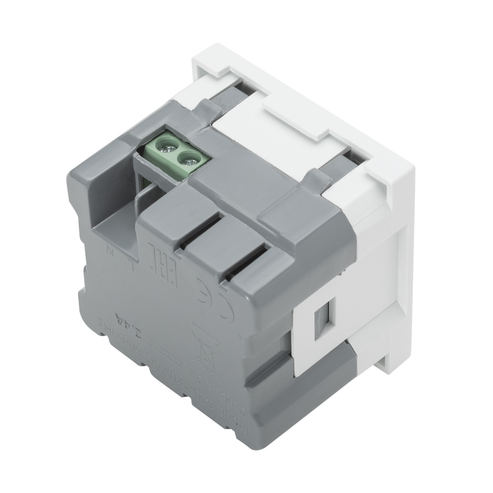 Moda Voice, priza USB A+C 5V 2,4A 2M, alb, Elbi