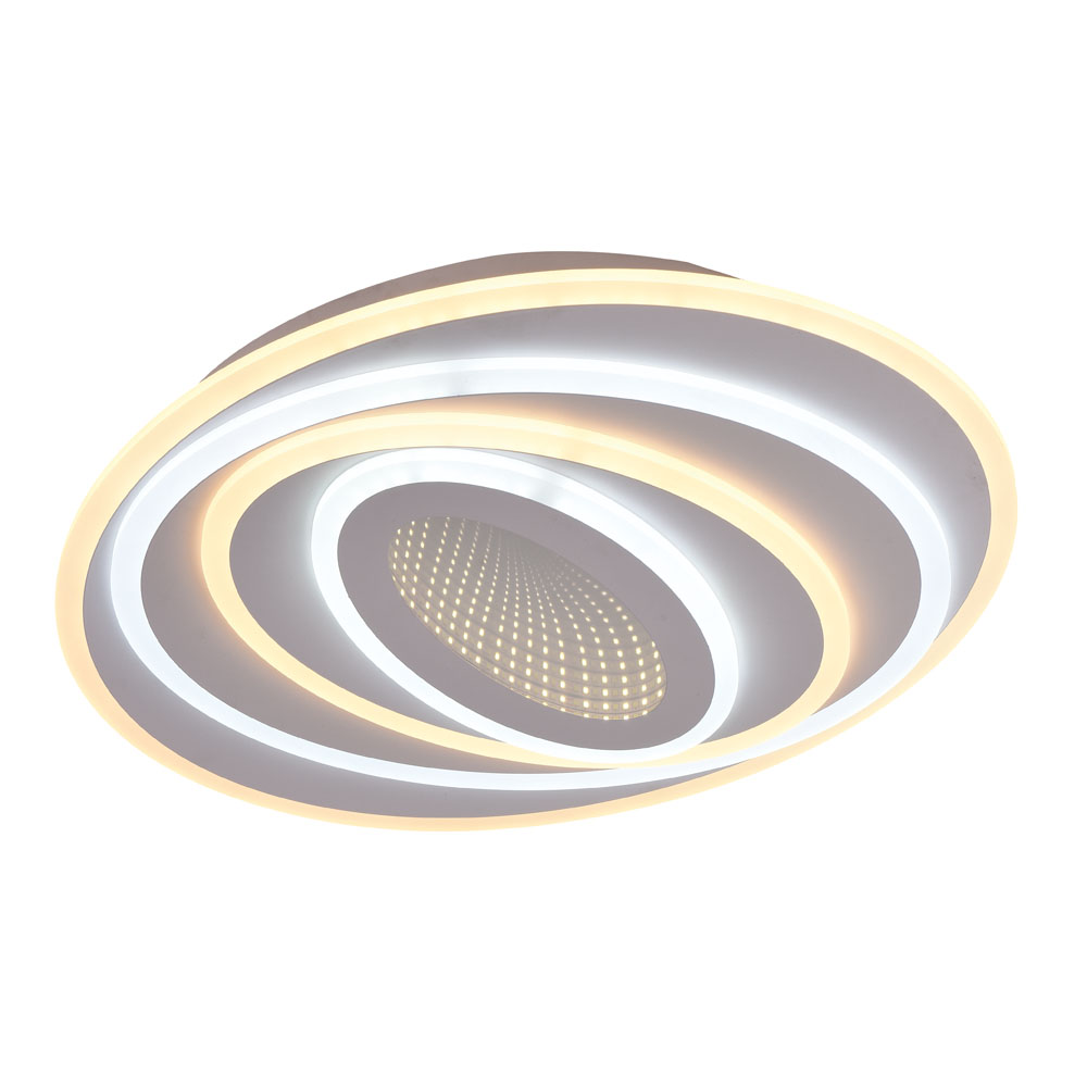 Plafoniera Roof LED 96W 3CCT cu telecomanda, alb, Erste