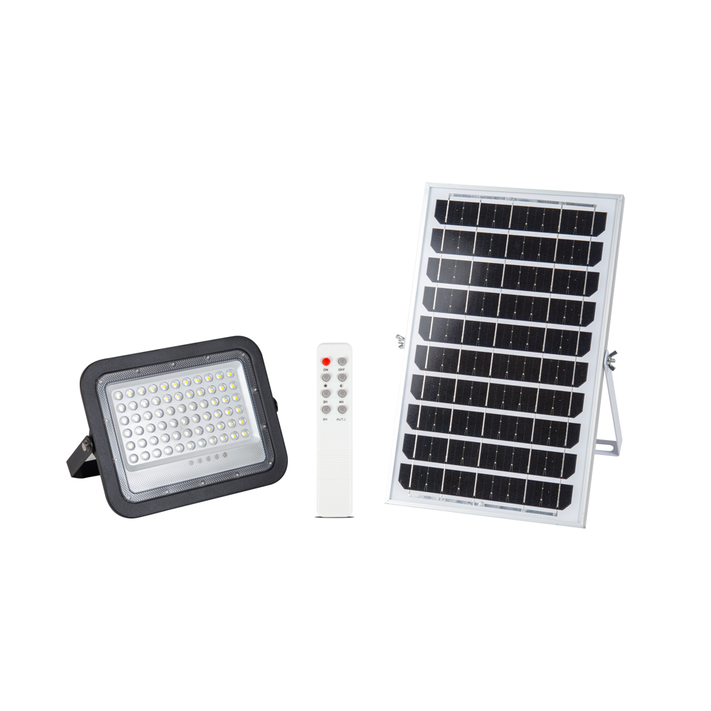 Proiector solar  LED 100W 6400K  cu telecomanda, Novelite
