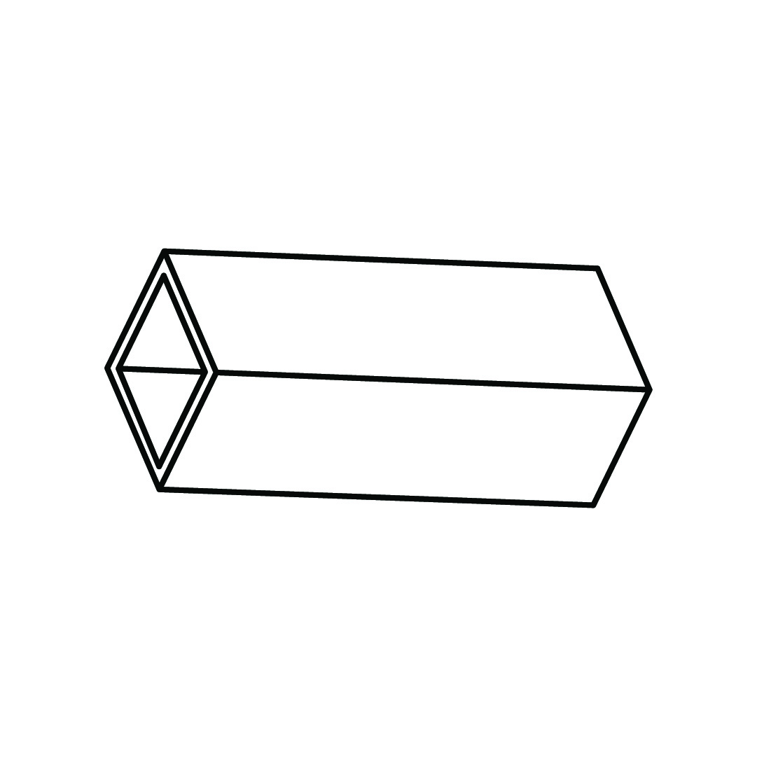 Conector 180° Hexanet IP40, Novelite