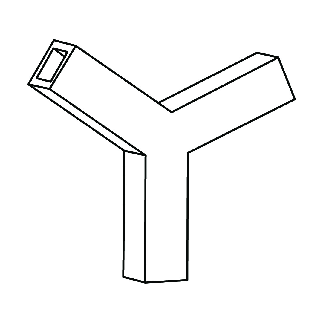 Conector Y Hexanet IP40, Novelite