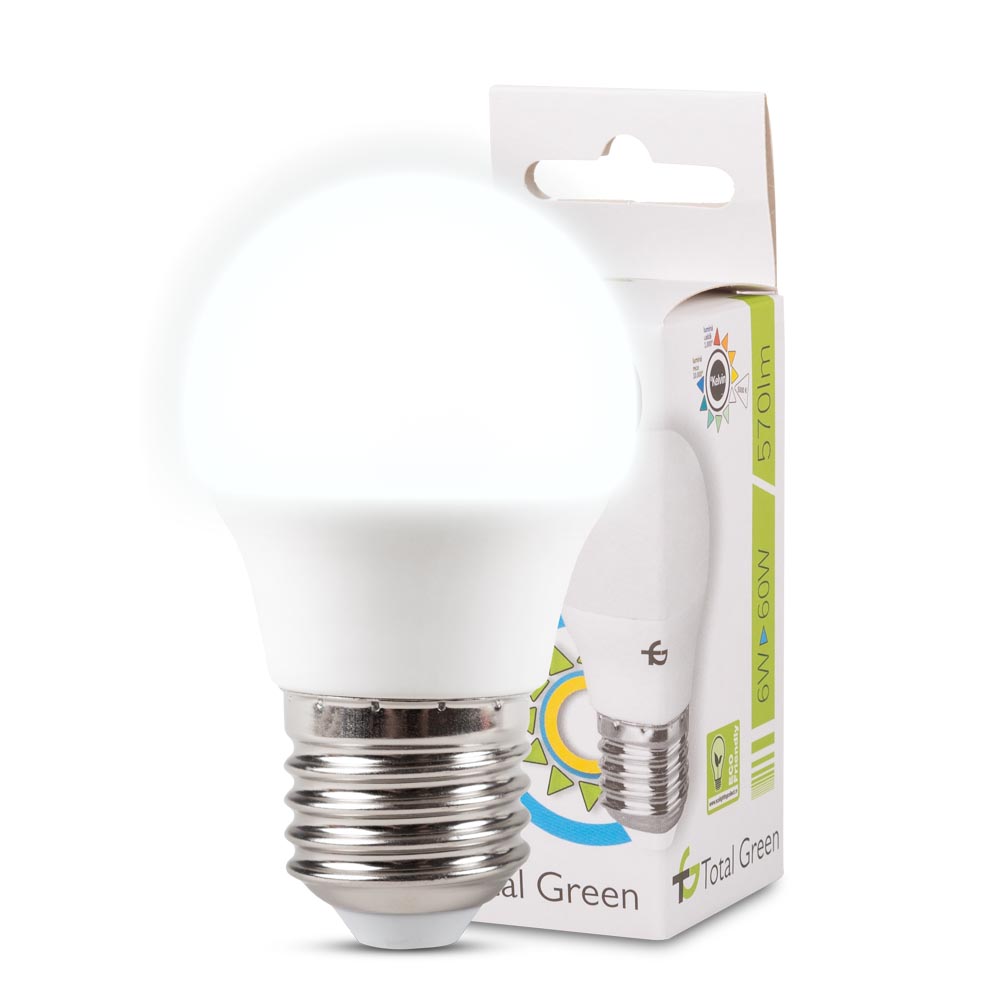 Bec LED EVO3.0 Sferic G45 6W E27 5000K