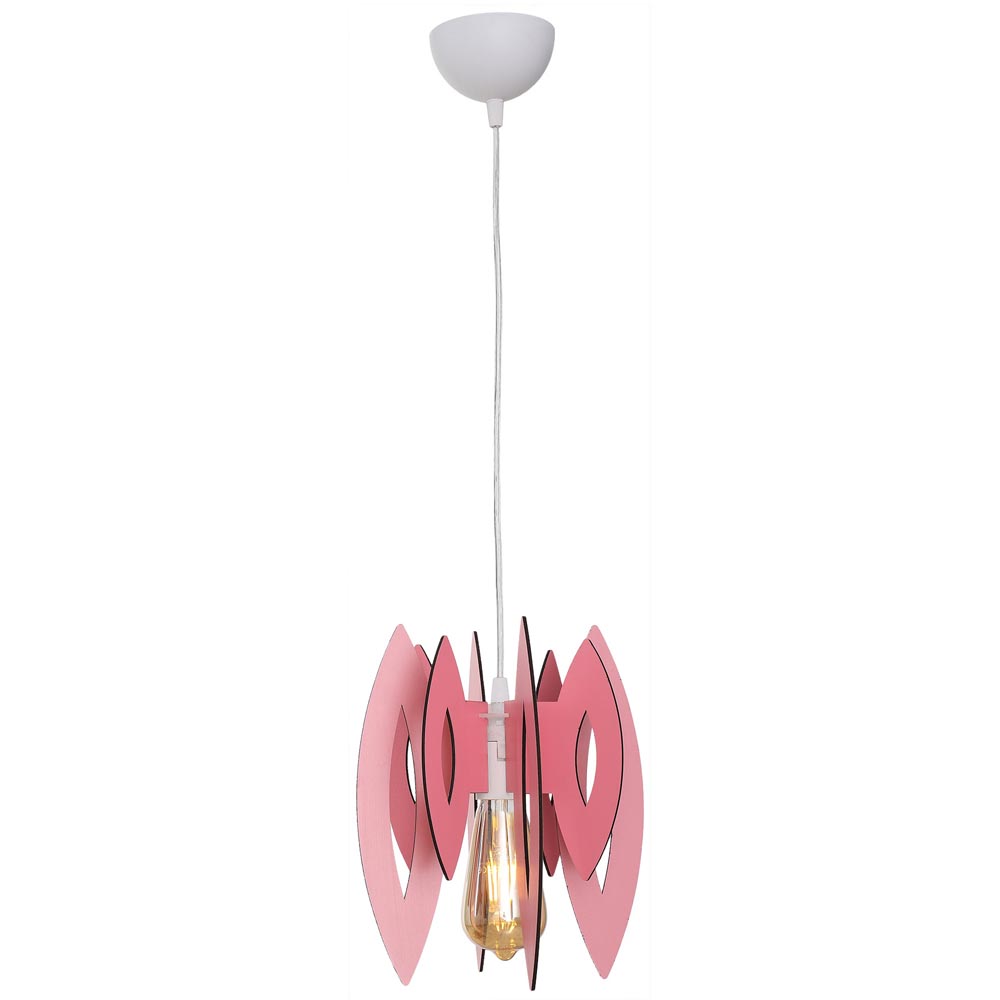 Pendul Elips Roz 1XE14 60W 70cm