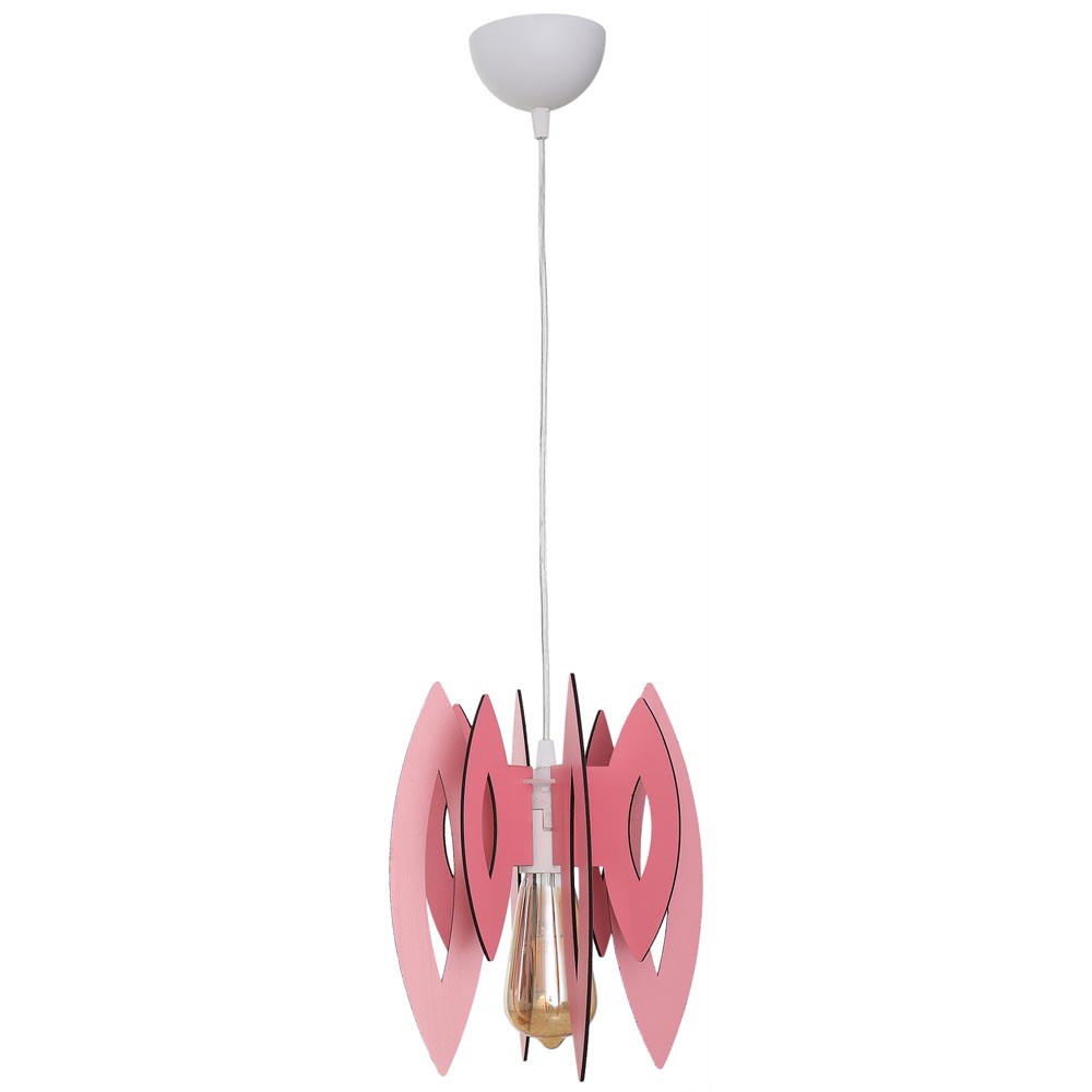 Pendul Elips Roz 1XE14 60W 70cm